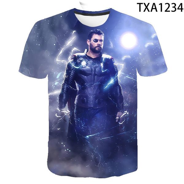 

boy girl thor summer cool 3d print shirts kawaii aesthetic horror men clothing