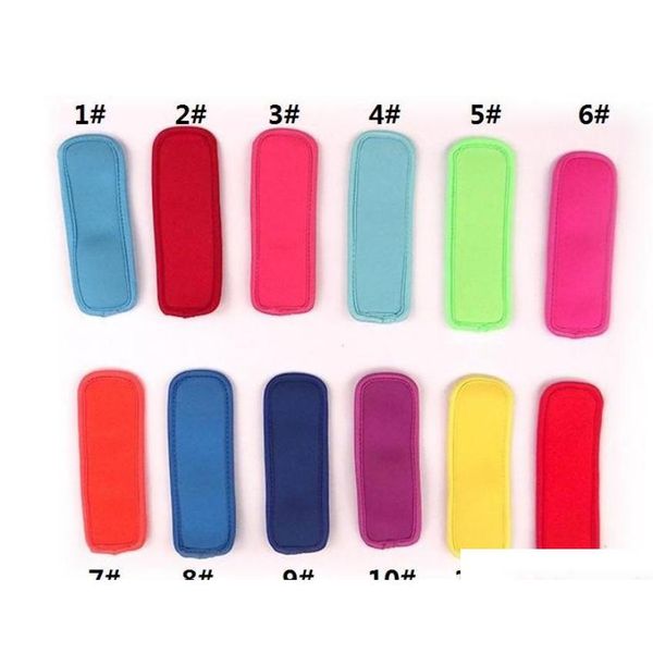 

popsicle holders pop ice sleeves er edge covering 18cmx6cm neoprene waterproof for kids s jlluou lajiaoyard