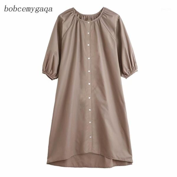 

long sleeve loose shirt dress women streetwear button up o neck autumn long dress work office lady vestidos mujer1, Black;gray