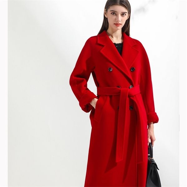 

wywan autumn trench coat slim single breasted trench coat woman trench coat long women windbreakers plus size overcoat femmino 201211, Tan;black