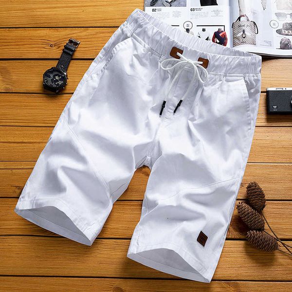 

2020 new shorts summer korean casual loose size youth men's pants fashion brand capris, White;black