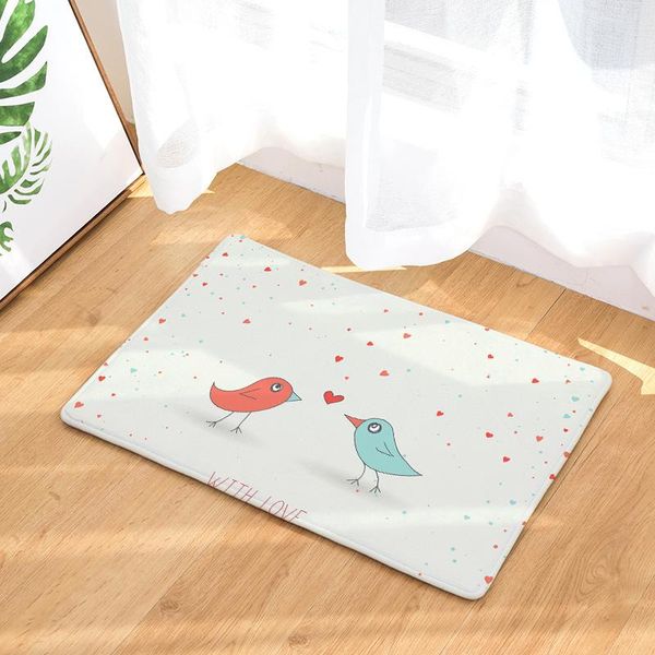 

cartoon bird floor mats living rooms anti-slip carpet for bedroom kitchen bathroom rug welcome mats for front door