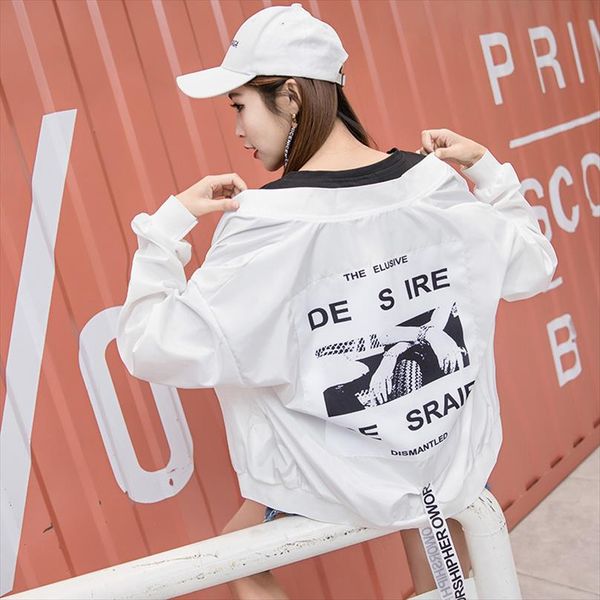 

jackets women print new womens basic jacket fashion windbreaker outwear female coat drop shipping, Black;brown