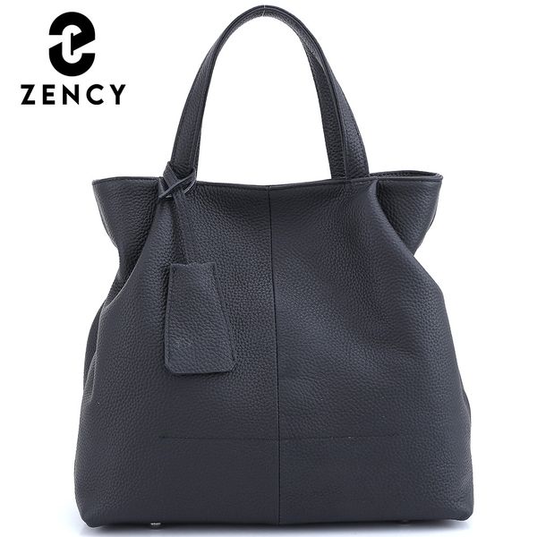 

zency soft genuine leather handbag fashion elagant ladies shoulder bag large capacity women tote crossbody bag c0121
