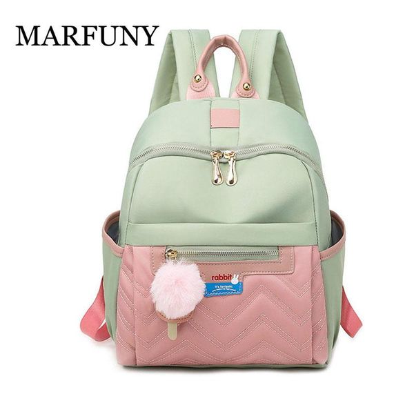

waterproof backpack canvas school bags travel bags for teenage girls fur ball bagpack rucksack ladies sac a dos mochila mujer wmteej xhlove