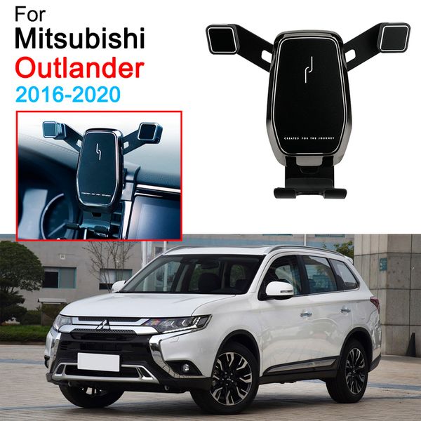 

car air vent mount clip clamp mobile phone holder for mitsubishi outlander accessories -2020