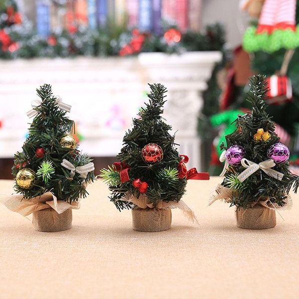 

christmas decorations mini merry tree bedroom desk decoration office home children gift decor myding1