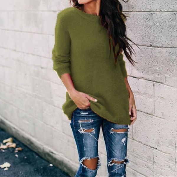 

spring long sleeve pullover sweaters women fashion long sleeve knitted fleece sweater female jumper knittwear wdc3575, White;black