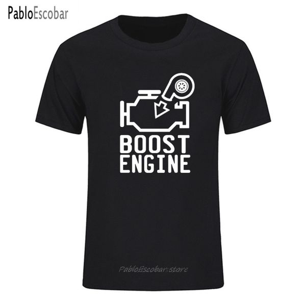 

new auto boost automobile engine printed funny birthday present for men summer casual short sleeve hoodie designers t shirts sweatshirt