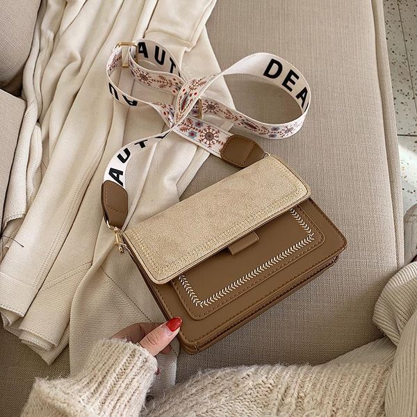 

cross body crossbody flap bag women shoulder bags for 2021 summer french fashion niche style frosted small girl sac a main bolsos