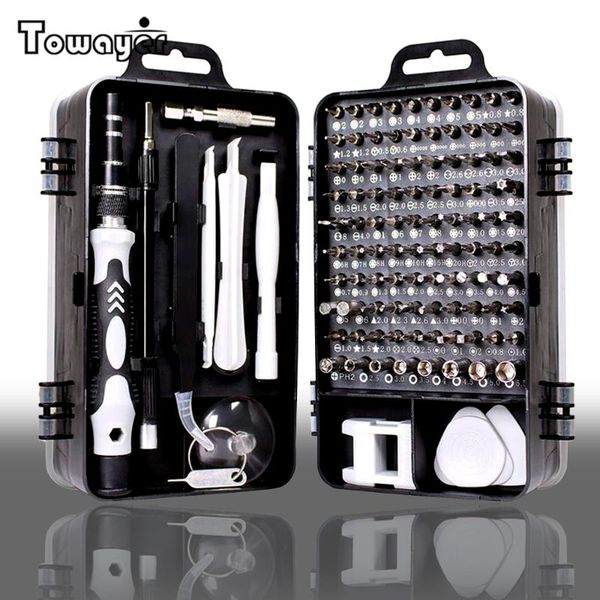 

precision screwdriver set mini screwdriver bit set for mobile phones disassemble watch repair tools torx screw 110/115 in 1
