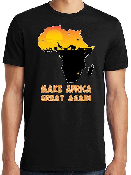 

men summer round neck men's t shirt t shirt summer famous make africa great again custom printed shirts sport hooded sweatshirt hoodie
