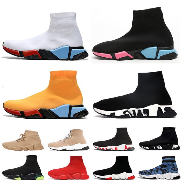 

designer graffiti bottomls socks shoes luxurys designers sock trainers women mens casual shoes womens boots tripler loafers vintage sneakers, Black