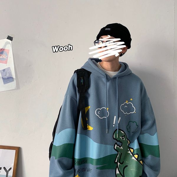 

2021 new privathinker men's korean hoodies woman printed long sleeve hooded sweatshirts autumn streetwear man fashion hoodie utro, Black