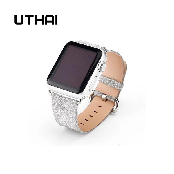 

uthai h05 apple, часы ремешок вспышки блеск 38мм / 42мм iwatch uthai h05 хорошо недорогой оптовая sqcipf homes2007, Black;brown