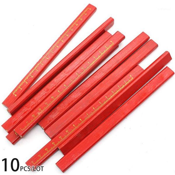 

pencils carpenter pencil black lead with graduated scale 10pcs/lot1