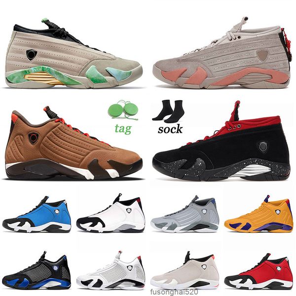 

2021 basketball shoes 14 14s xiv fortune red lipstick winterized gym blue jumpman university gold black toe mens women sneakers