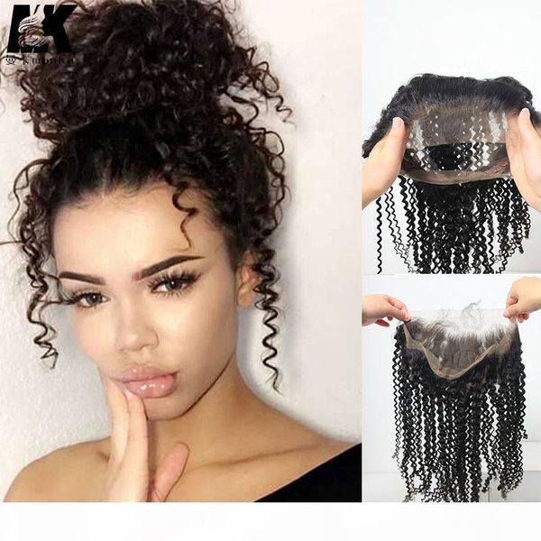 

pre plucked 360 lace frontal closure 8a lace frontals with baby hair natural hairline peruvian straight 360 lace virgin hair, Black;brown