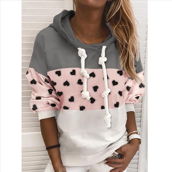 

autumn hooded drawstring hoodies women dropped shoulder long sleeve female hoodie streetwear casual ladies sweatshirts new, White