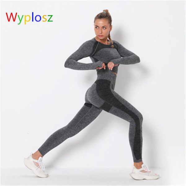 

wyplosz yoga set seamless shrink peach hip push up yoga pants sports fitness sports bra set ladies clothing, White;red