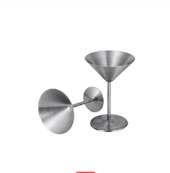 Коктейль Стеклянная Чашка Из Нержавеющей Стали КУПКА КУКА HANAP Wine Glass Martini Champagne Cup Goblet Bar Инструменты Кружки для Партии