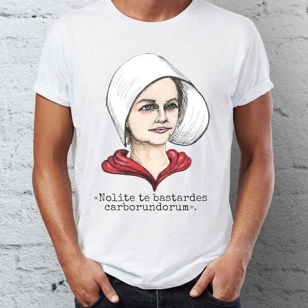 

men's t shirt the handmaid's tale offred artsy tee sport hooded sweatshirt hoodie