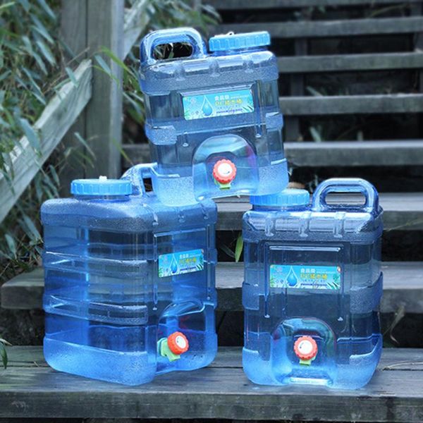 

outdoor bags water barrel bucket portable picnic tank container with faucet for camping hiking capacity