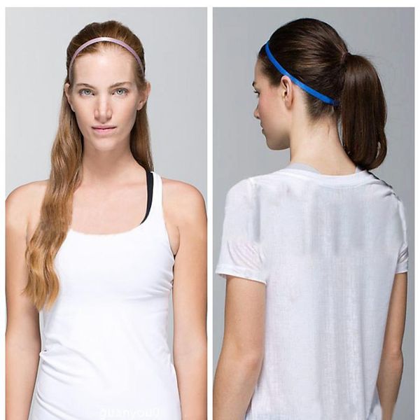 

1pc headbands women men yoga headband sport fitness run anti-slip rubber headbands elastic hair bands thin hairbands h jllhqe