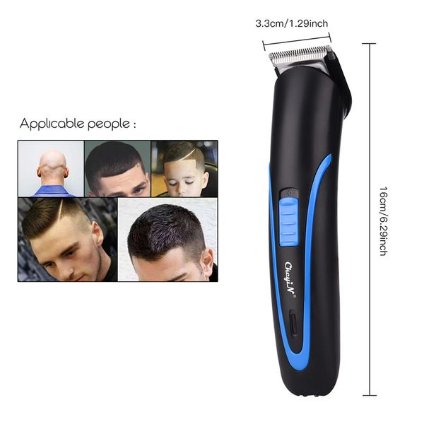 

professional rechargeable hair clipper electric cordless mini mens hair trimmer cutting shaving machine beard trimer barber p40