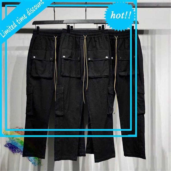 

black pants men women 1 cargo flap pockets overalls dongguan_ss