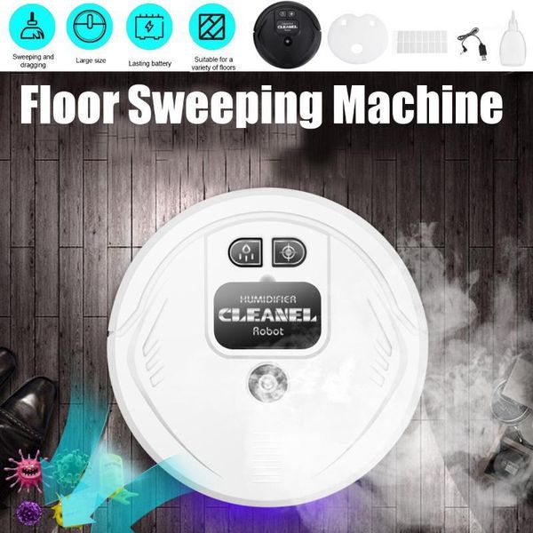 

vacuum cleaners fully automatic multifunctional smart robot cleaner usb charging sweeping dry and wet spray mop aerosol disinfecting1