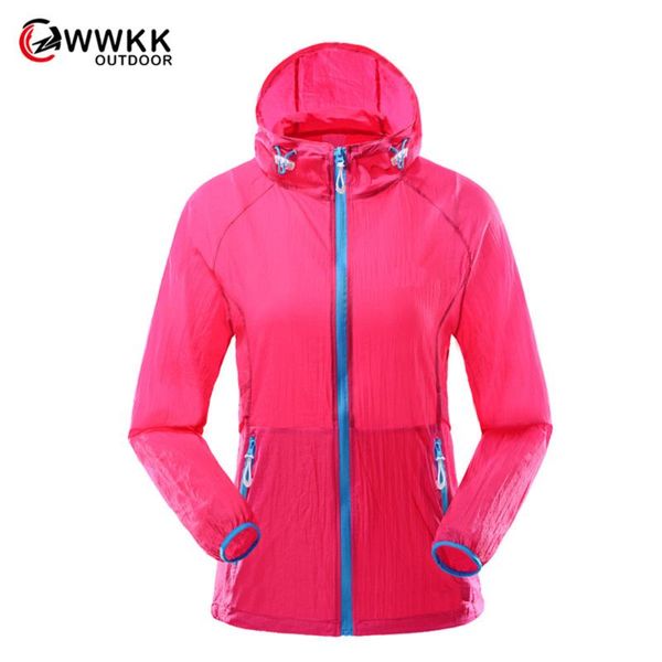 

2020 new couple waterproof jacket sunscreen uv protection outdoor light sweat camping sports walking quick-drying hiking jackets, Blue;black