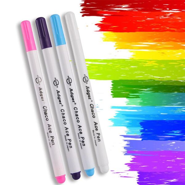 

4pcs practical water erasable pens fabric markers soluble cross stitch chalk tool pencil patchwork needlework sewing accessories, Black