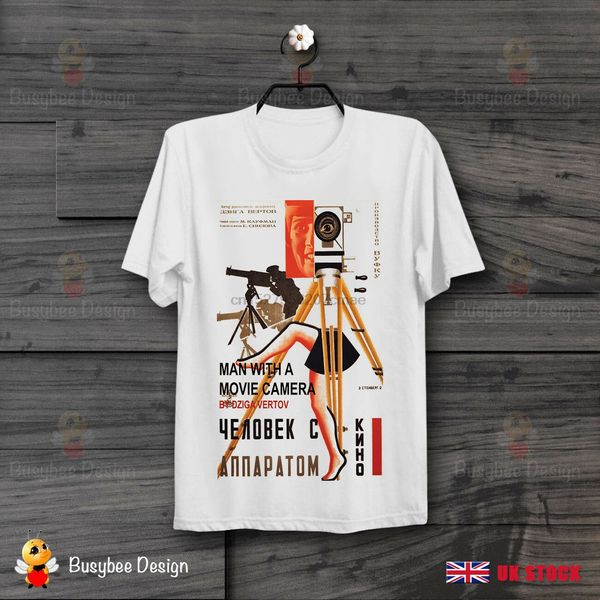 

man with a movie camera soviet movie ussr vintage film poster t shirt b81 sport hooded sweatshirt hoodie