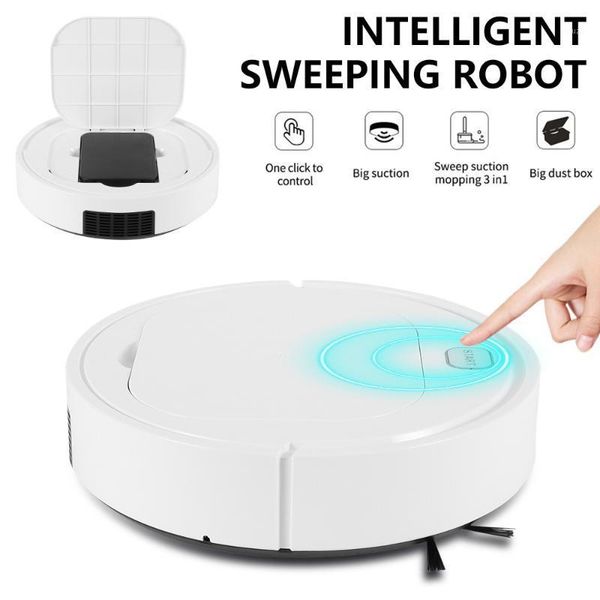 

vacuum cleaners robot cleaner for home 3-in-1 auto rechargeable smart sweeping wet dry 400ml box ultra thin body1