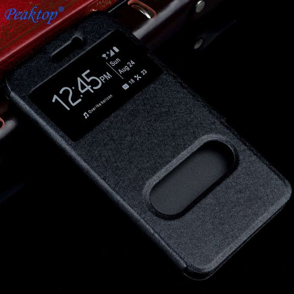 

coque can-l11 answer view window pu leather flip case cover for huawei nova 5.0" phone bag shell capa