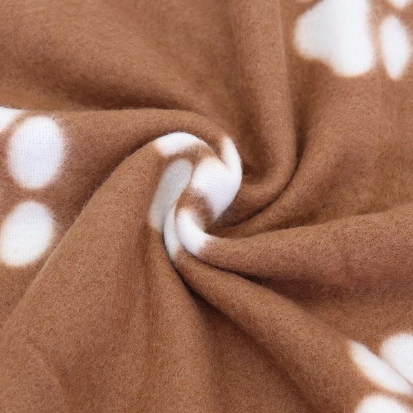 

soft dog cat bed mat warm fleece pet puppy paw sleep blanket for dogs cats cushion cov jllfqw