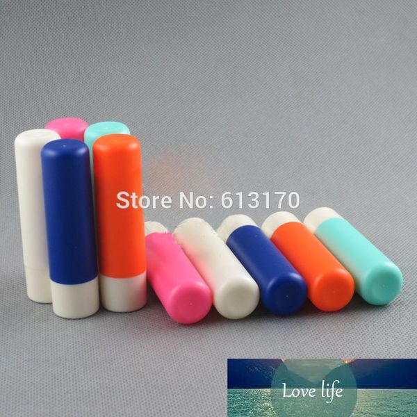 Chegada Nova 4G Lip Balm tubos vazios Azul DIY Batom embalagem Container bege, laranja, rosa Cores