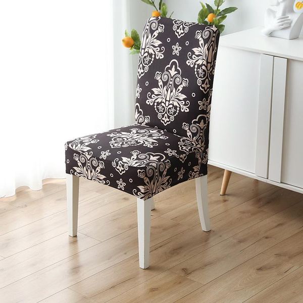 

chair stretch room wedding spandex banquet kitchen elastic case printed for dining cover chairs slipcover new bbyzxk sweet07