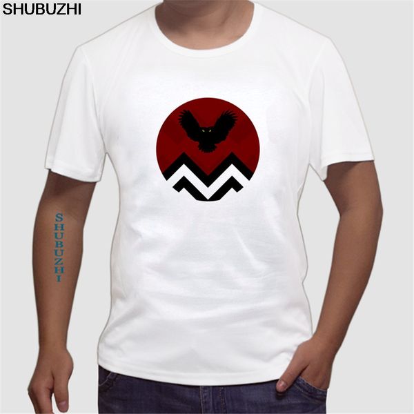 

designer twin peaks owl cave tshirt leisure summer round neck short sleeve male unique euro size sport hooded sweatshirt hoodie men t shirt
