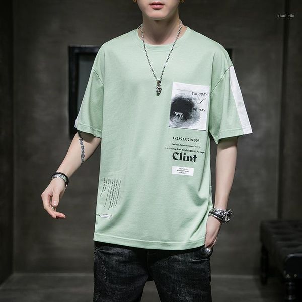 

2020 men hip hop t shirt japanese harajuku t-shirt streetwear summer tees cotton tshirt oversized hiphop1, White;black