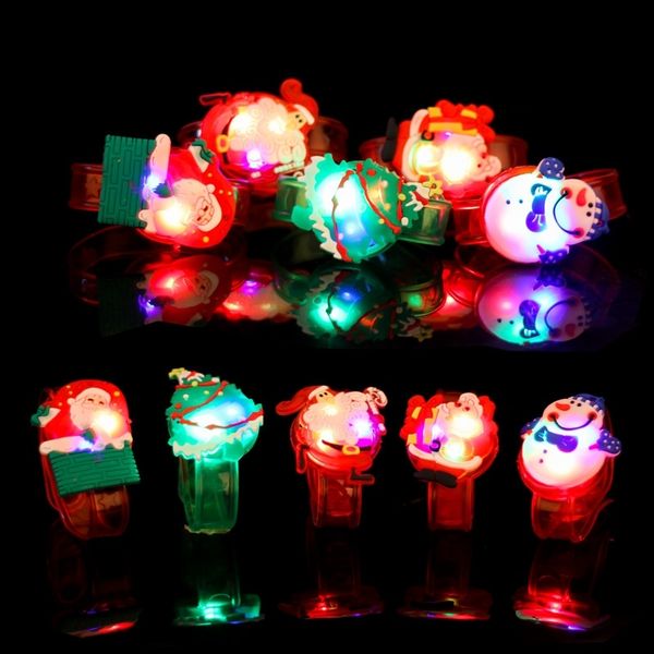 

vxjlo creative cartoon plastic wrist watch flash luminous strap luminous bracelet gift wotsz glowing christmas props bracelet