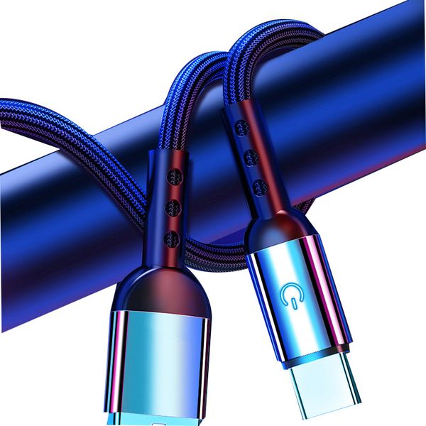 

1m wholesale mobile phone led fast charging usb ype-c/micro data cables