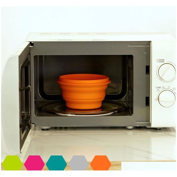 

portable folding cups large capacity sile bowl food grade sile collapsible portable bowls travel outdoor jlledt lucky2005