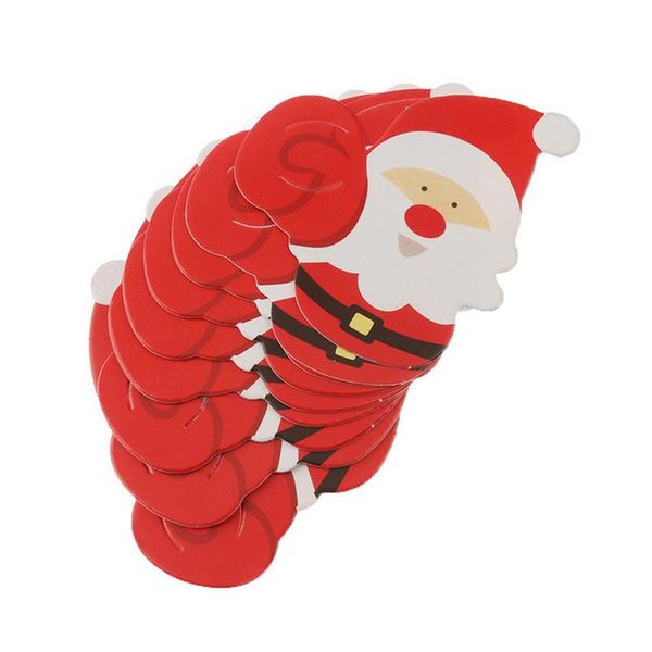 

шоколад 50шт рождественские украшения бумаги lollipop карты cake pops xmas декор happy new year 2021 merry christmas gifts card sqcbkh