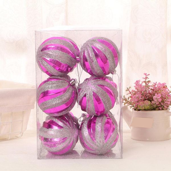 

party decoration 12 pcs christmas xmas tree ball glitter bauble hanging home ornament decor1