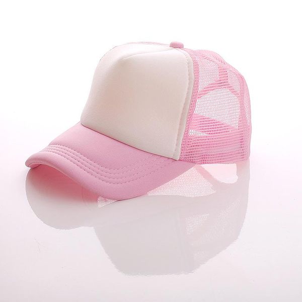 

200 pcs custom logo design 100% polyester children baseball cap blank mesh adjustable baseball hat wmtunt yyysports, Black;white