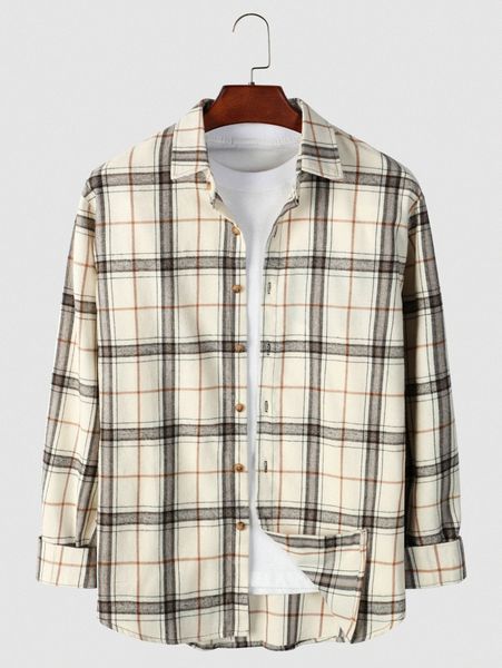 

men plaid button through shirt without tee v6jq#, White;black