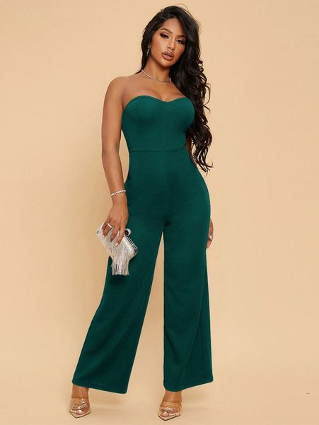 

off shoulder wide leg jumpsuit d1ym#, White