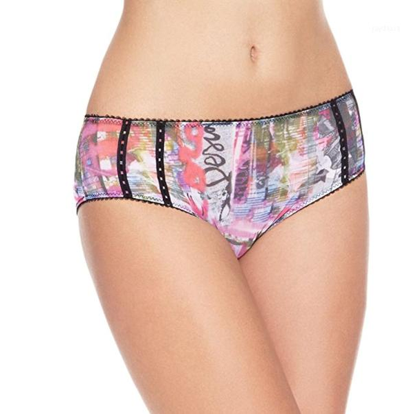 

spaniard european and american style transparent ultra thin underwear with mesh printing1, Black